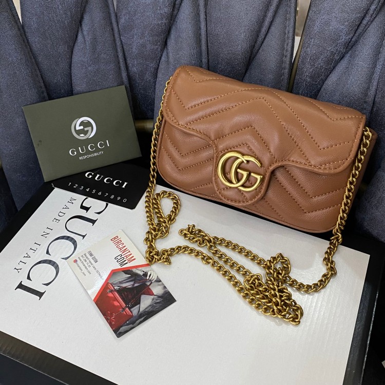 GUCCİ NANO MARMONT TABA